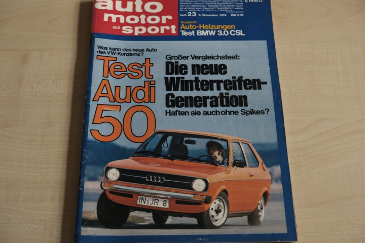 Deckblatt Auto Motor und Sport (23/1974)